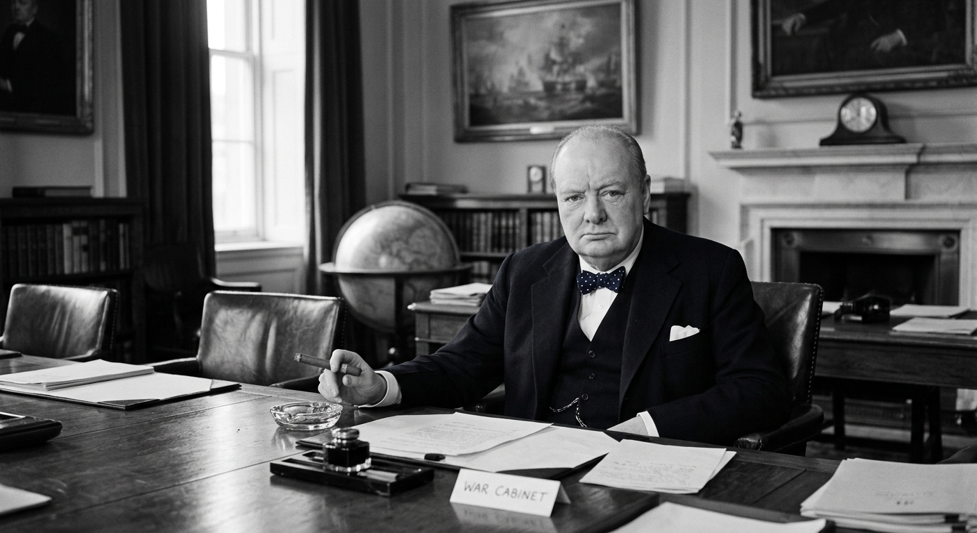 Winston Churchill, best known for his leadership of the UK during the Second World War
